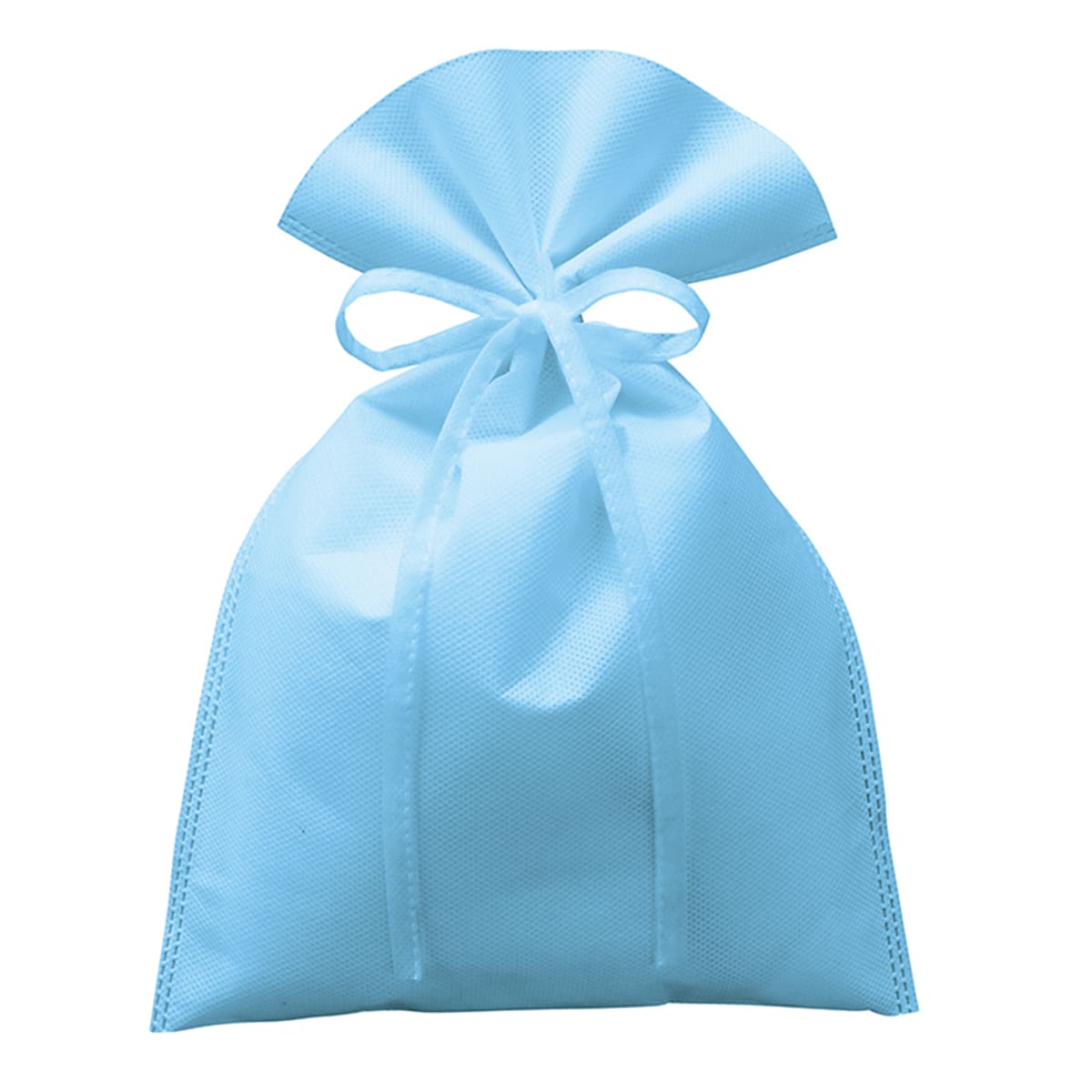 不織布 ラッピング巾着（M） | ノベルティ(小物) | 1枚 | TR-1161 | フロスティブルー