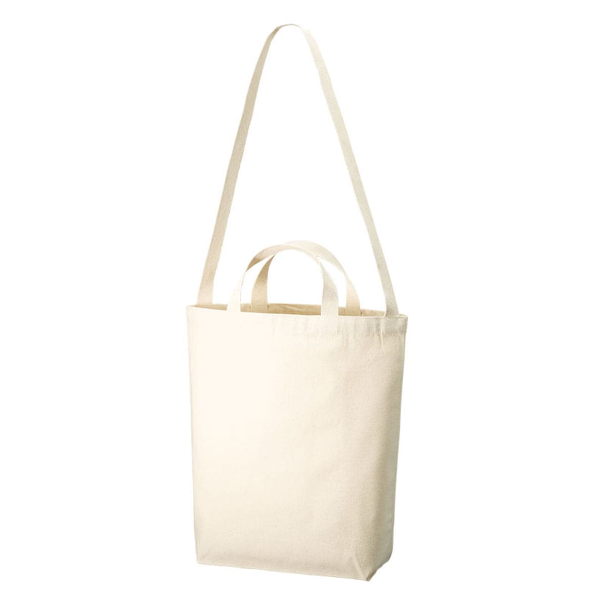 オーガニックコットン キャンバスWスタイルバッグ | ノベルティ(小物) | 1枚 | TR-1175 | ナチュラル