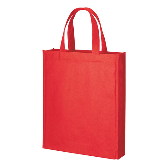 再生不織布 A4スクエアトート | ノベルティ(小物) | 1枚 | TR-1183 | レッド