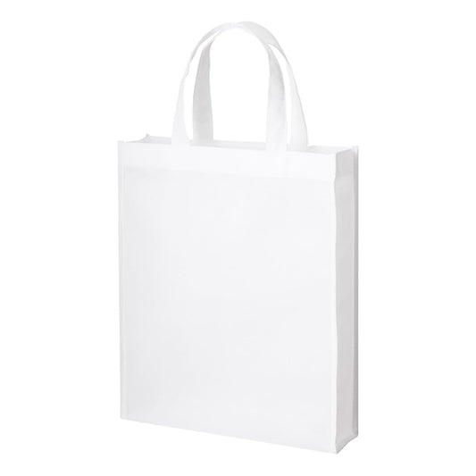 再生不織布 A4スクエアトート | ノベルティ(小物) | 1枚 | TR-1183 | ナチュラルホワイト