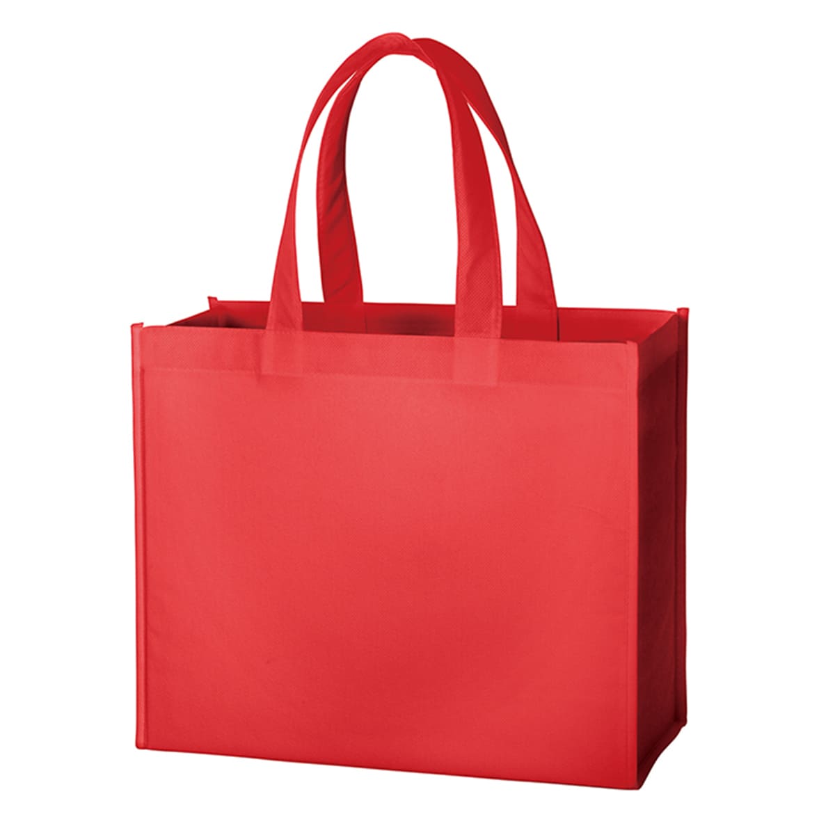 再生不織布 スクエアトート | ノベルティ(小物) | 1枚 | TR-1186 | レッド