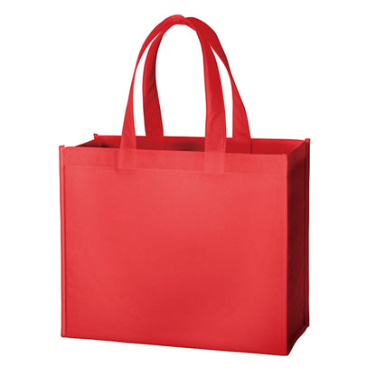 再生不織布 スクエアトート | ノベルティ(小物) | 1枚 | TR-1186 | レッド