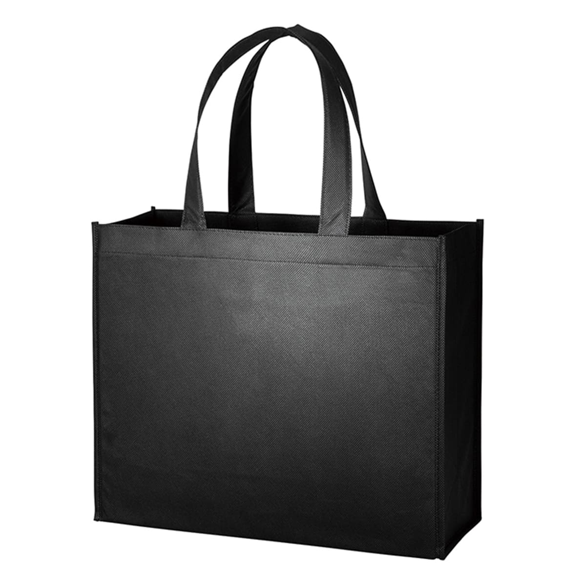 再生不織布 スクエアトート | ノベルティ(小物) | 1枚 | TR-1186 | ナイトブラック