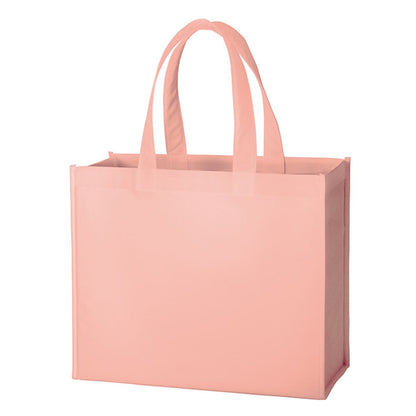 再生不織布 スクエアトート | ノベルティ(小物) | 1枚 | TR-1186 | サーモンピンク