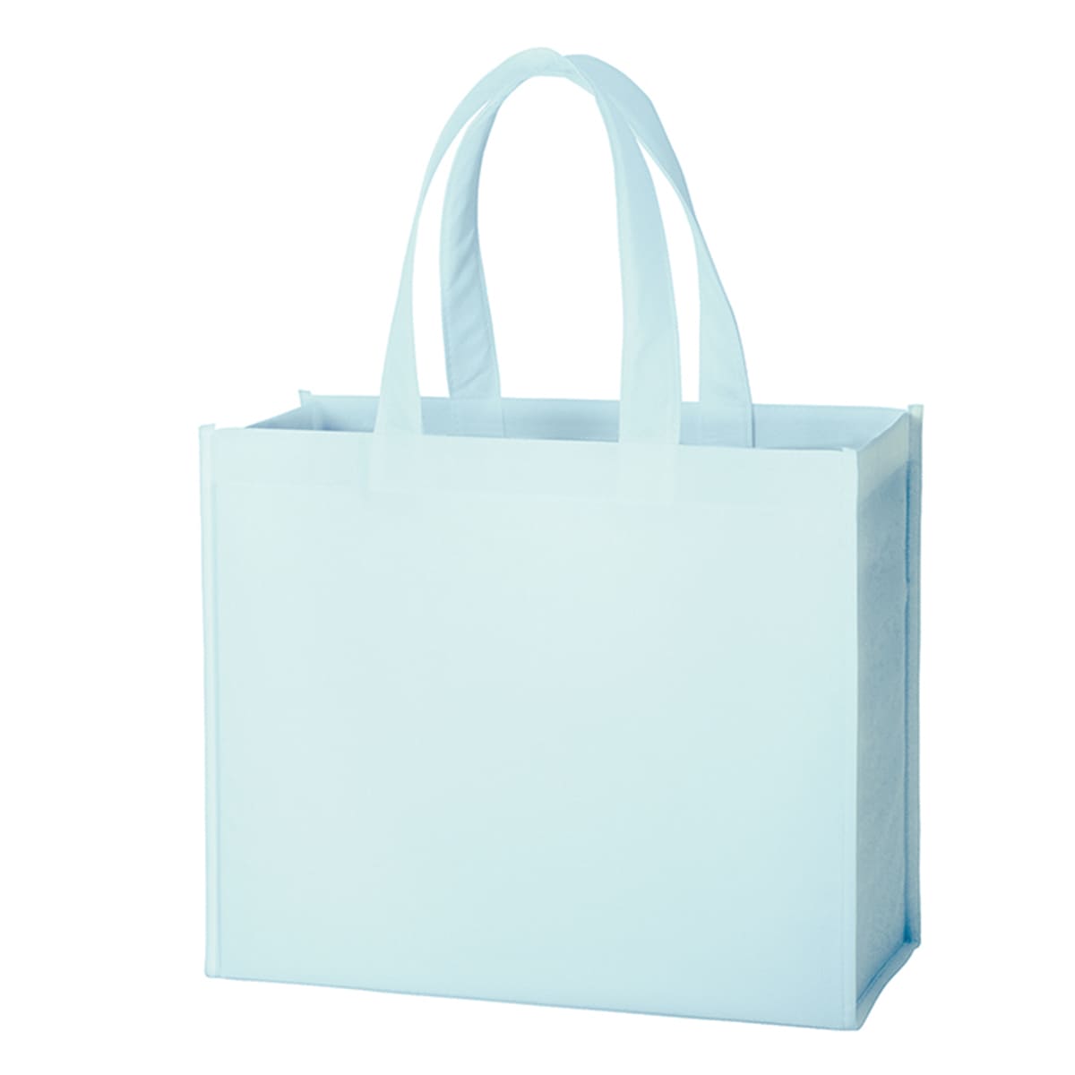 再生不織布 スクエアトート | ノベルティ(小物) | 1枚 | TR-1186 | ライトブルー