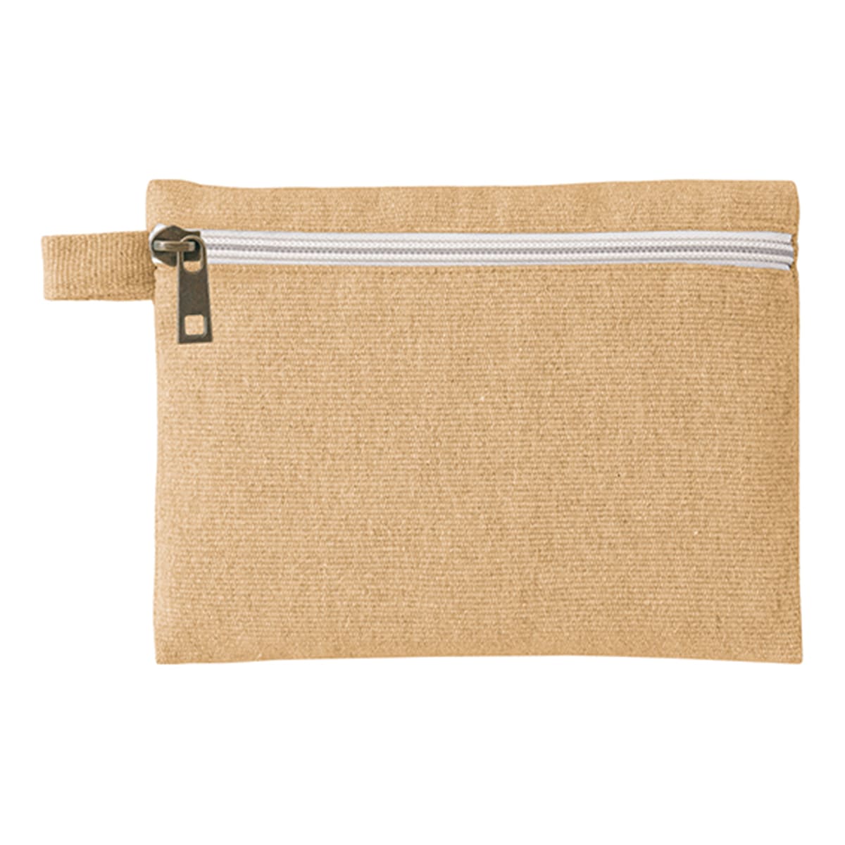 シャンブリック キャンバスフラットポーチ（S） | ノベルティ(小物) | 1枚 | TR-1194 | ベージュ
