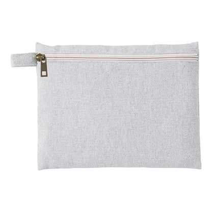 シャンブリック キャンバスフラットポーチ（M） | ノベルティ(小物) | 1枚 | TR-1195 | グレー