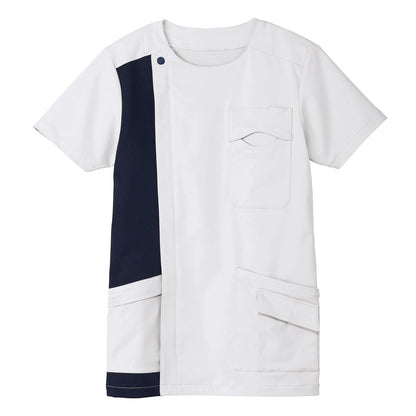 ユニセックススクラブ | メディカルウェア | 1枚 | TB4503U | グレー×ネイビー