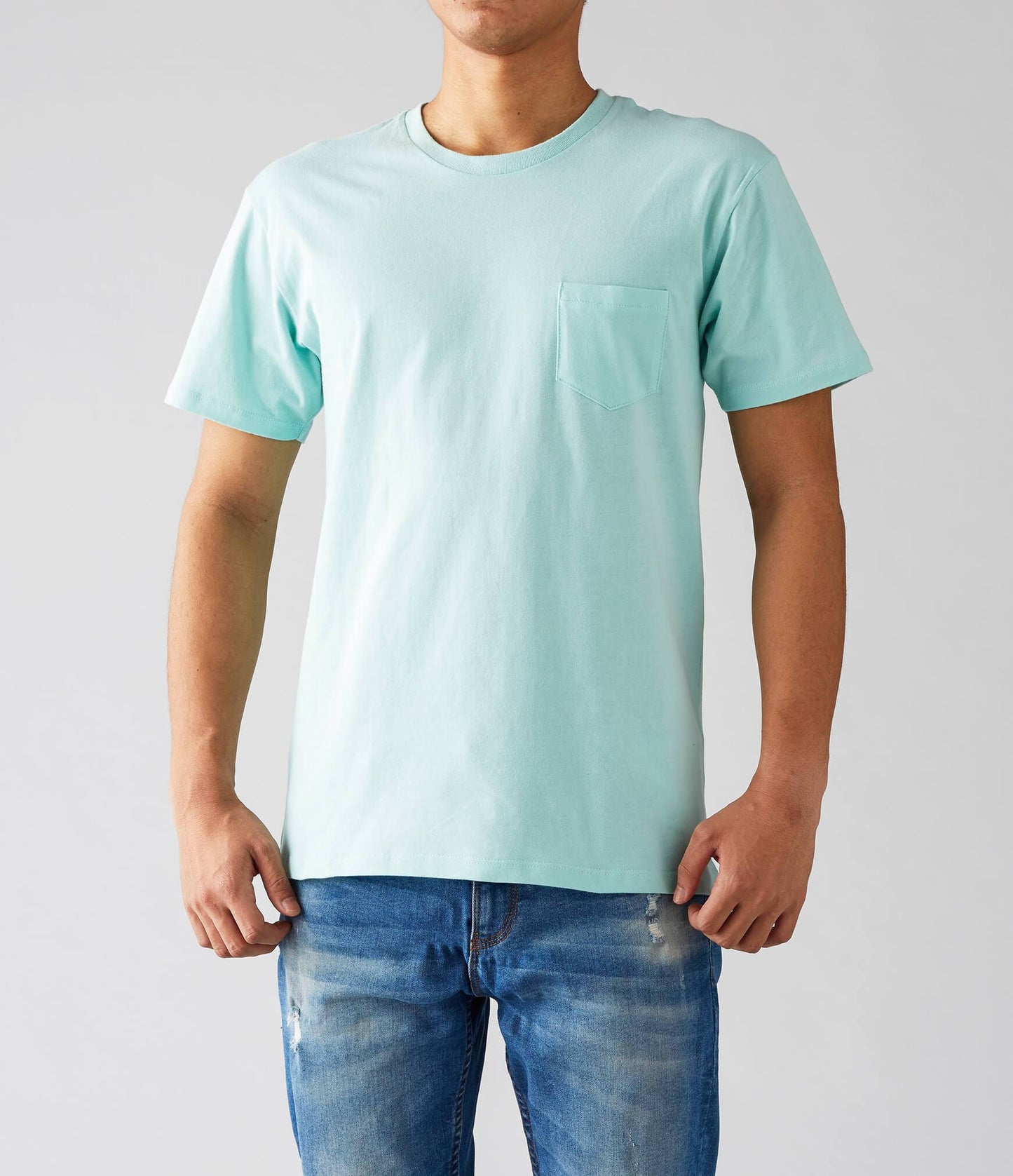 ポケット Tシャツ | メンズ | 1枚 | PKT-124 | ヘザーグレー