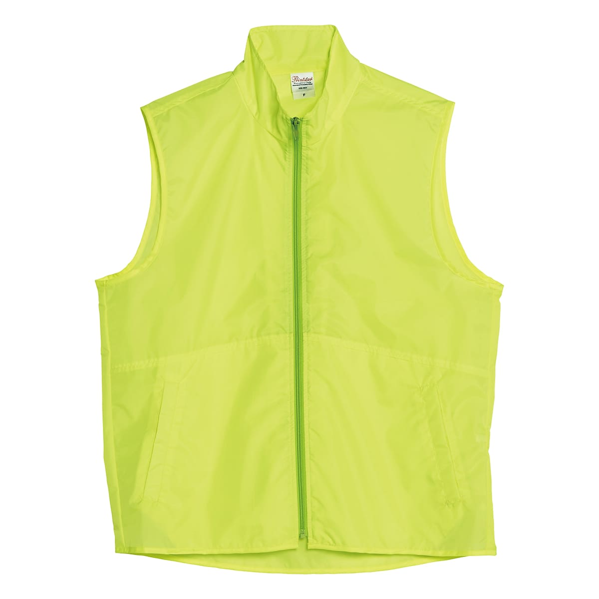 ベーシックカラーベスト | メンズ | 1枚 | 00008-NEV | 蛍光イエロー