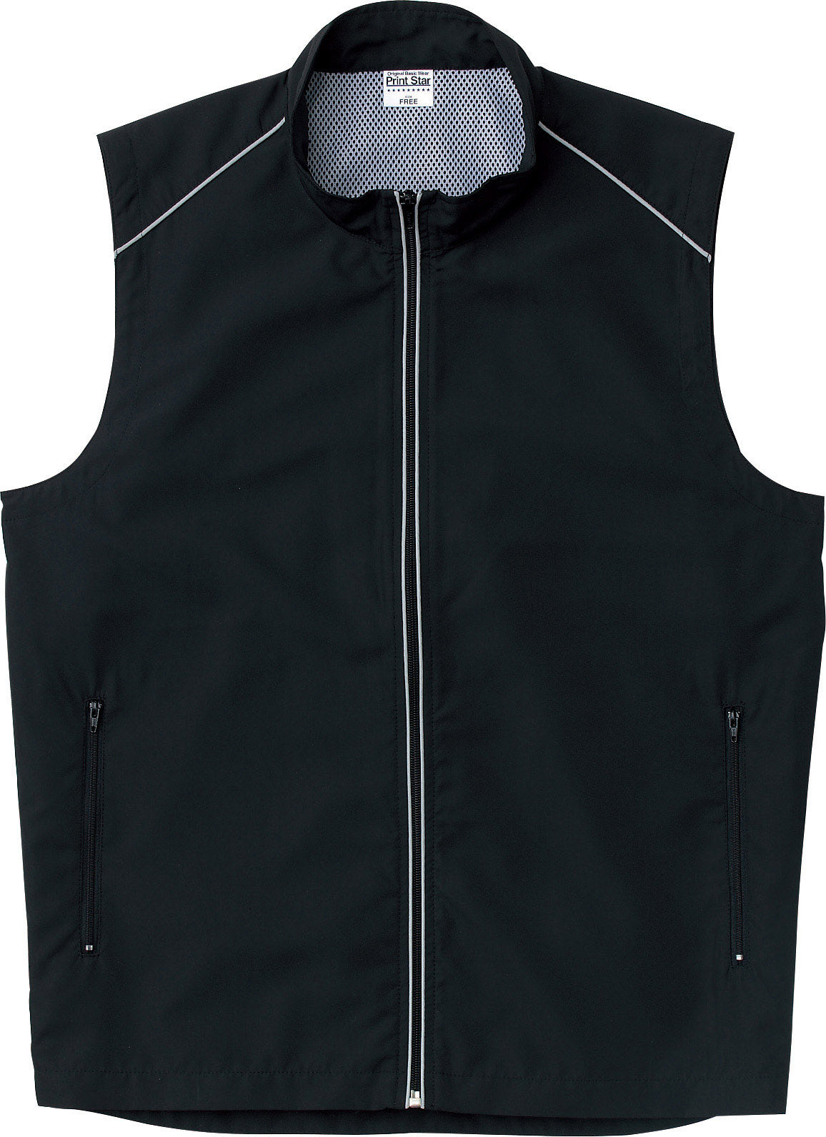 RSVリフレクスポーツベスト | メンズ | 1枚 | 00068-RSV | ブラック