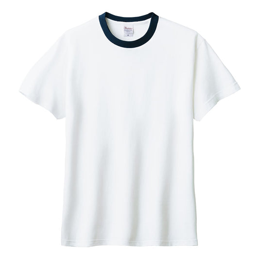 5.6オンス ヘビーウェイトTシャツ | キッズ | 1枚 | 00085-CVT | ホワイト×ネイビー