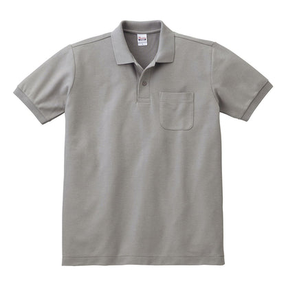 T/Cポロシャツ（ポケット付） | ビッグサイズ | 1枚 | 00100-VP | グレー