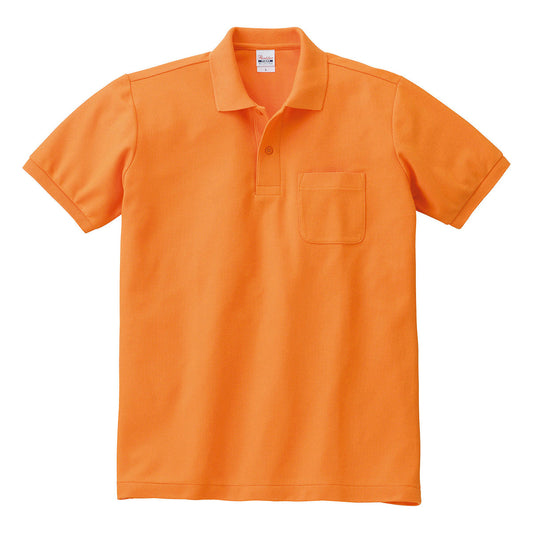 T/Cポロシャツ（ポケット付） | ビッグサイズ | 1枚 | 00100-VP | オレンジ