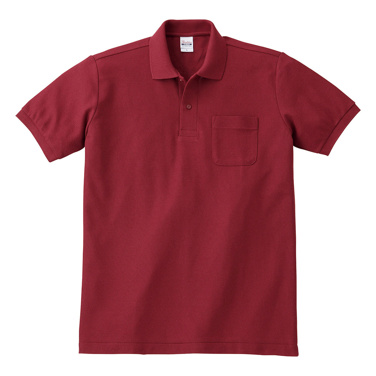T/Cポロシャツ（ポケット付） | ビッグサイズ | 1枚 | 00100-VP | バーガンディー
