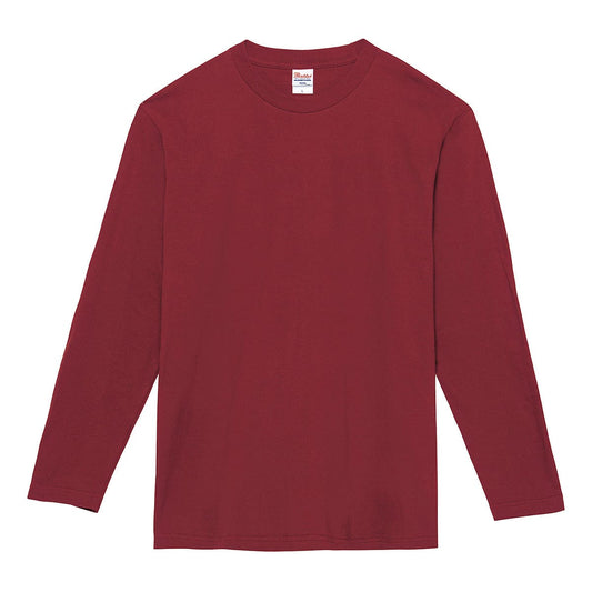 5.6オンス ヘビーウェイト長袖Tシャツ | ビッグサイズ | 1枚 | 00102-CVL | バーガンディ