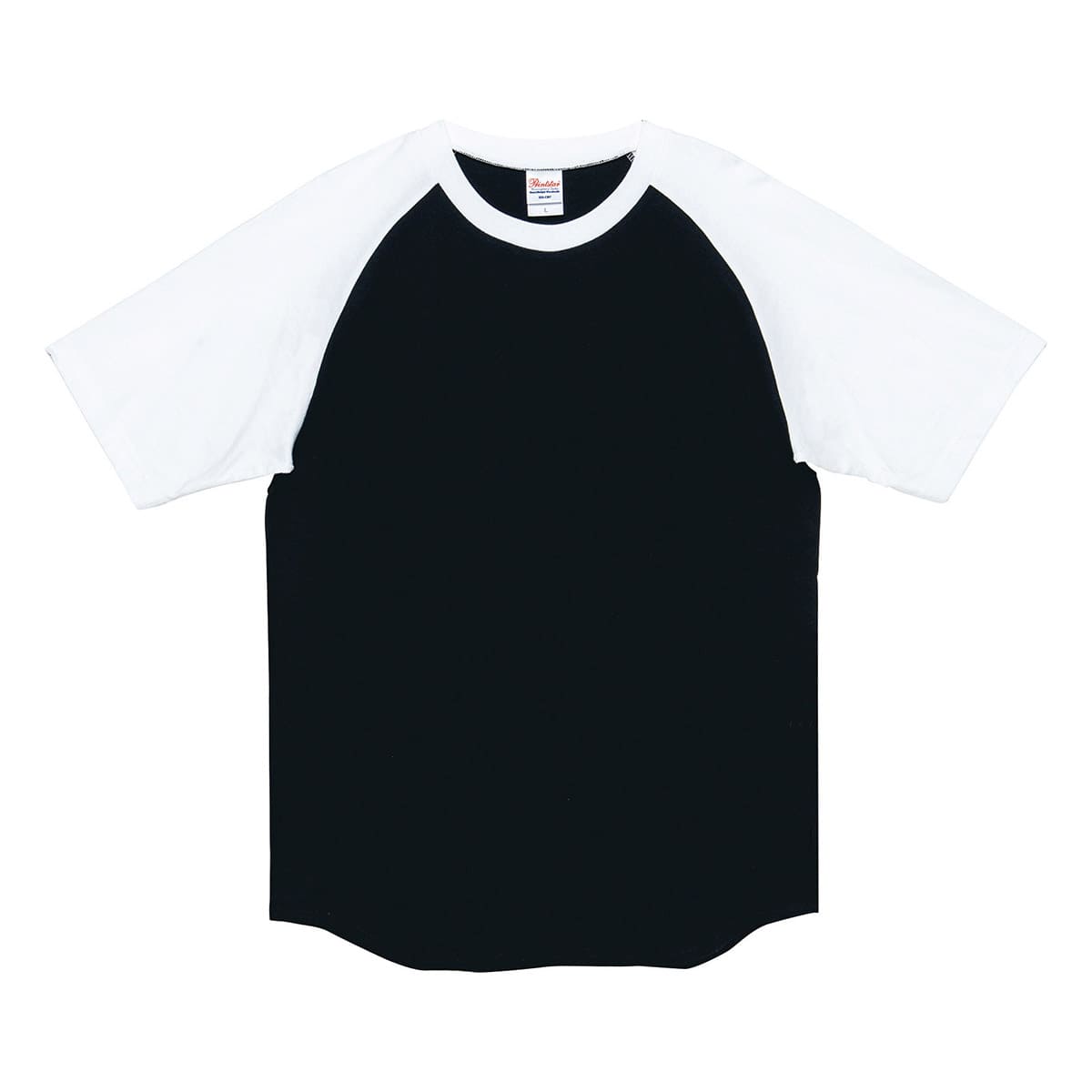 5.6オンス ヘビーウェイトラグランTシャツ | メンズ | 1枚 | 00106-CRT | ブラック×ホワイト