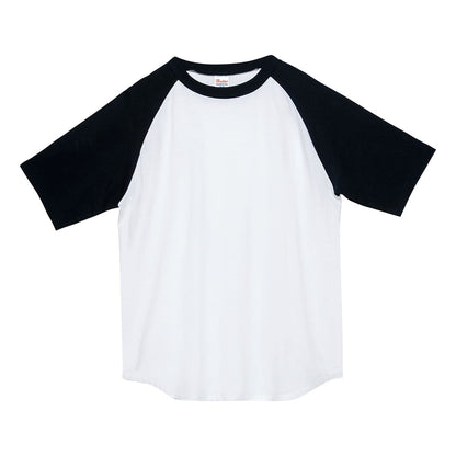 5.6オンス ヘビーウェイトラグランTシャツ | メンズ | 1枚 | 00106-CRT | ホワイト×ブラック