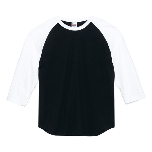 5.6オンス ヘビーウェイトベースボールTシャツ | メンズ | 1枚 | 00107-CRB | ブラック×ホワイト