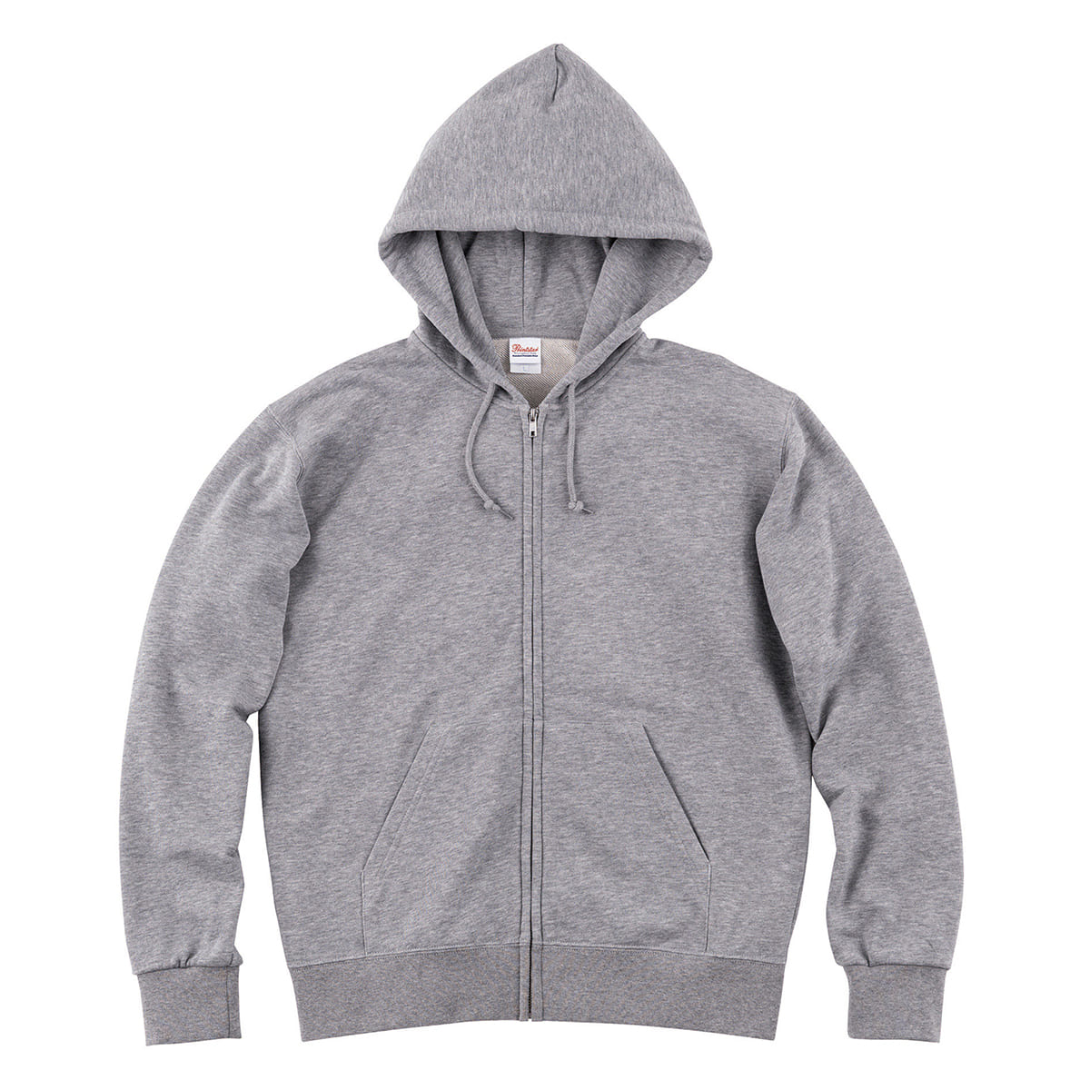 9.7オンス スタンダードWフードジップパーカー | ビッグサイズ | 1枚 | 00189-NNZ | 杢グレー