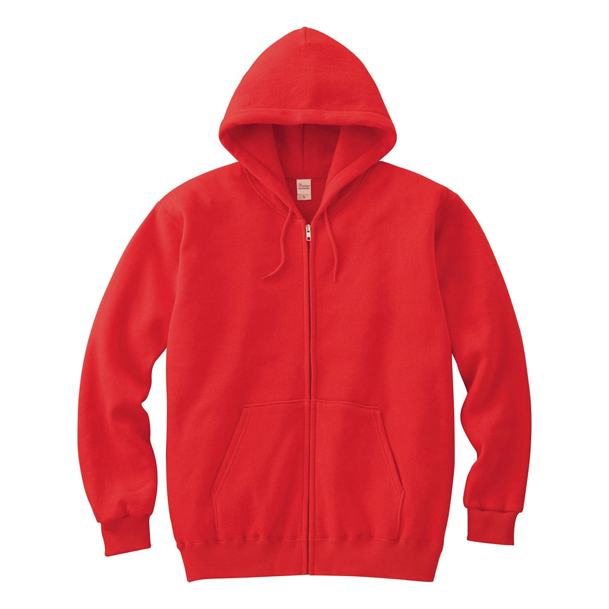 ジップアップライトパーカー | レディース | 1枚 | 00217-MLZ | ブライトレッド