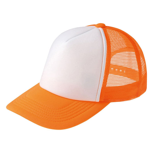 EVMイベントメッシュキャップ | ノベルティ(小物) | 1枚 | 00700-EVM | 蛍光オレンジ×ホワイト