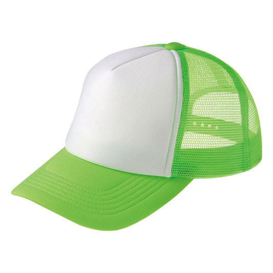 EVMイベントメッシュキャップ | ノベルティ(小物) | 1枚 | 00700-EVM | 蛍光グリーン×ホワイト