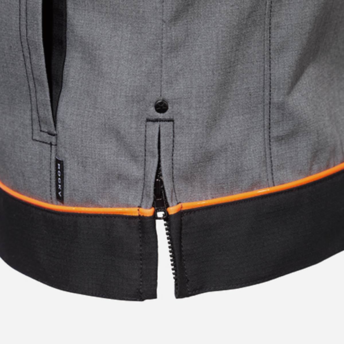 レディスバックプリーツブルゾン | 作業着 | 1枚 | RJ0303 | ブラック