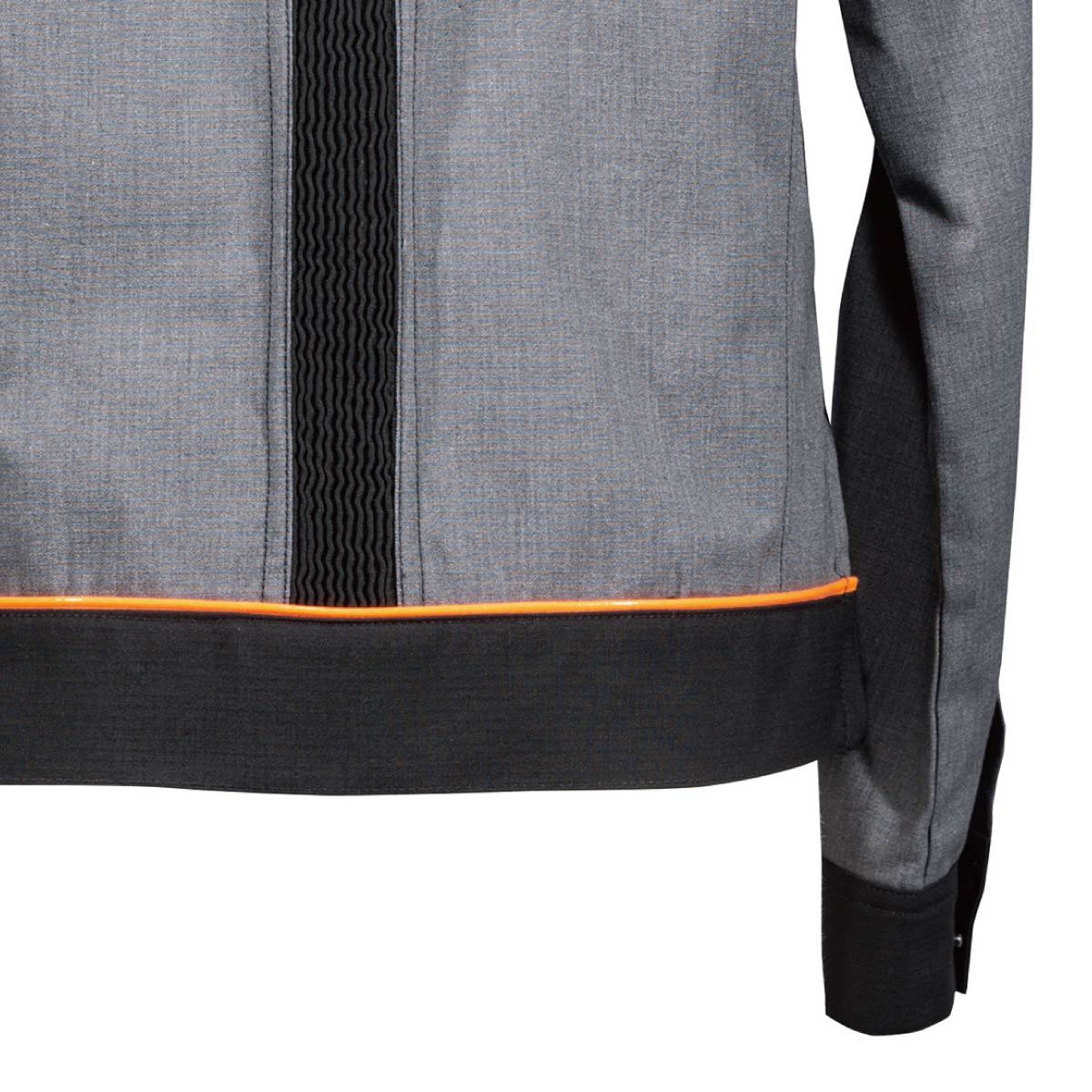 レディスバックプリーツブルゾン | 作業着 | 1枚 | RJ0303 | ブラック