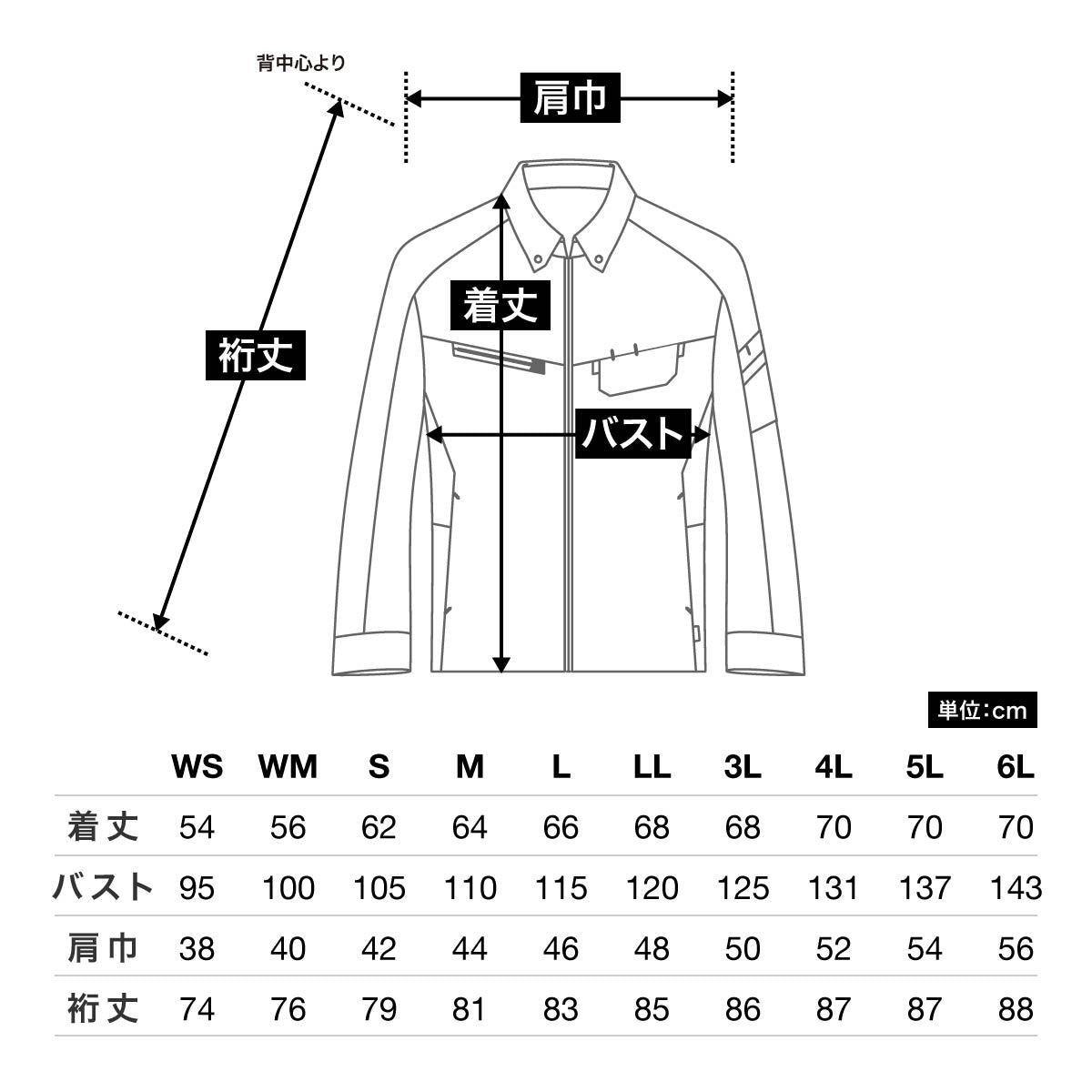 ユニセックスブルゾン | 作業着 | 1枚 | RJ0910 | ネイビー