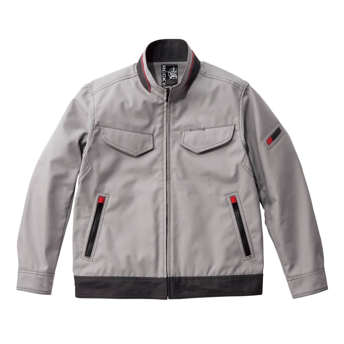 ユニセックスブルゾン | 作業着 | 1枚 | RJ0911 | シルバーグレー