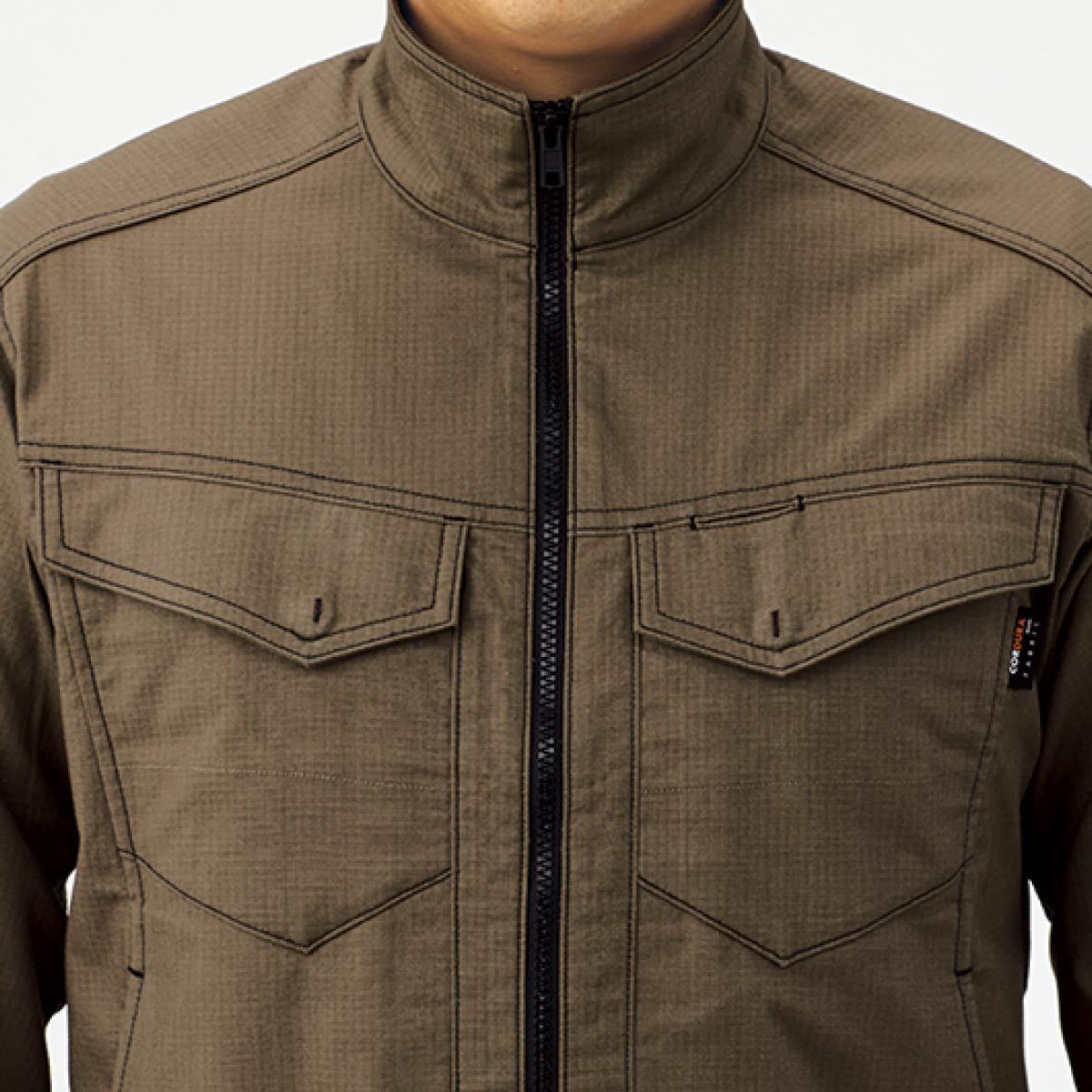 ユニセックスブルゾン | 作業着 | 1枚 | RJ0912 | カーキ