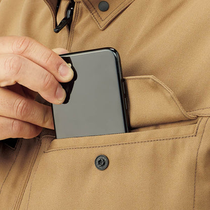 ユニセックス半袖ブルゾン | 作業着 | 1枚 | RJ0914 | チャコールグレー