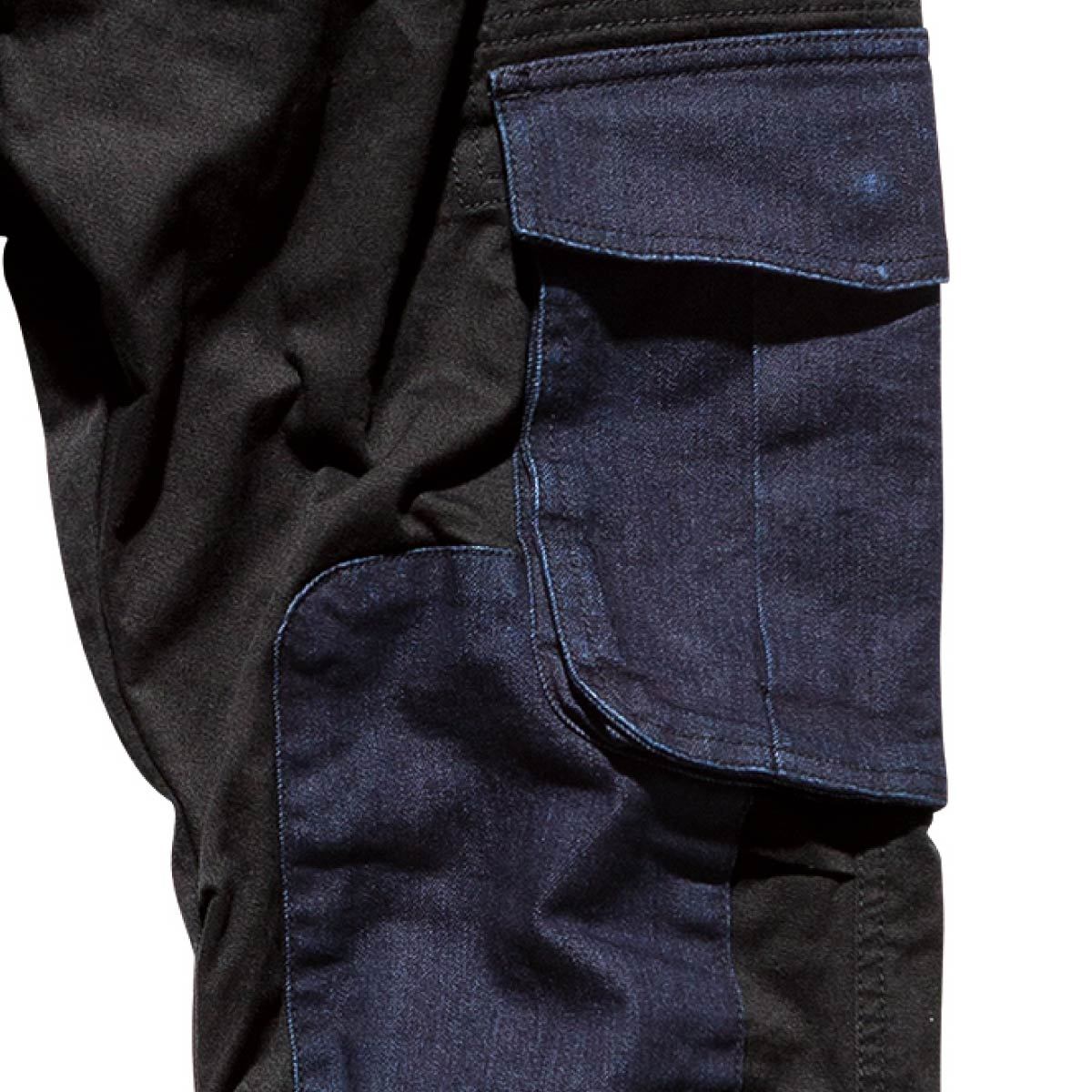 ジョガーパンツ | 作業着 | 1枚 | RP6907 | ブラック×デニム