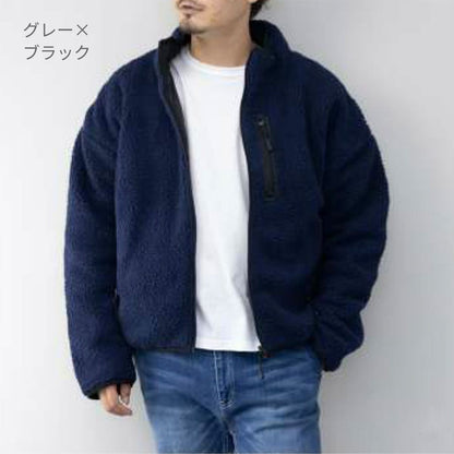 ビッグシルエット中綿ジャケット | メンズ | 1枚 | 23435 | ネイビー×ブラック