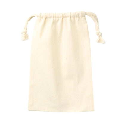 コットン巾着（Ｍ） | ノベルティ(小物) | 1枚 | TR-0293 | ライトブルー