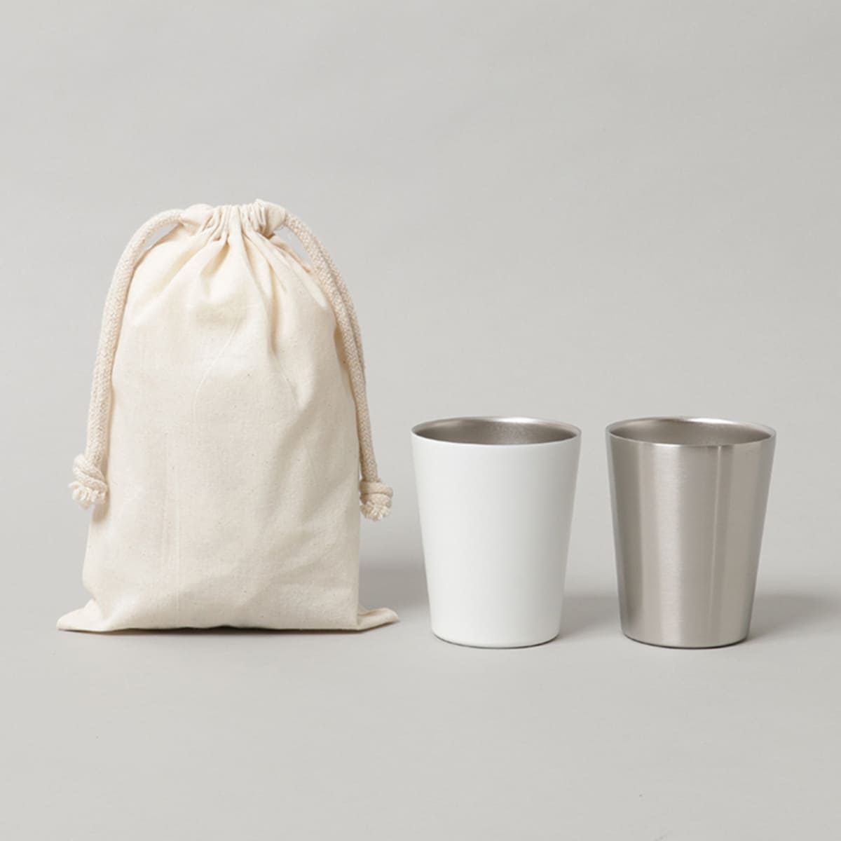 コットン巾着（Ｍ） | ノベルティ(小物) | 1枚 | TR-0293 | ライトブルー