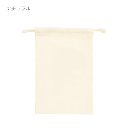 コットン巾着（Ｍ） | ノベルティ(小物) | 1枚 | TR-0293 | ライトブルー