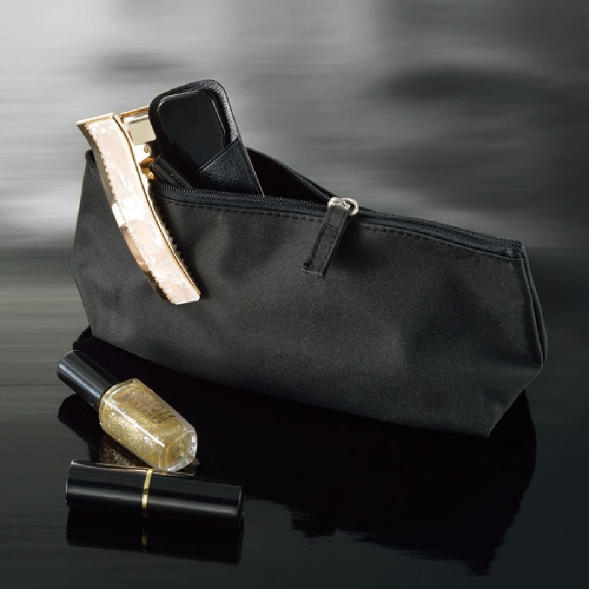 ベーシック三角ポーチ | ノベルティ(小物) | 1枚 | TR-0379 | ミルキーベージュ