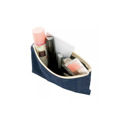 デニムフラットポーチ（Ｍ） | ノベルティ(小物) | 1枚 | TR-0705 | ヴィンテージブルー