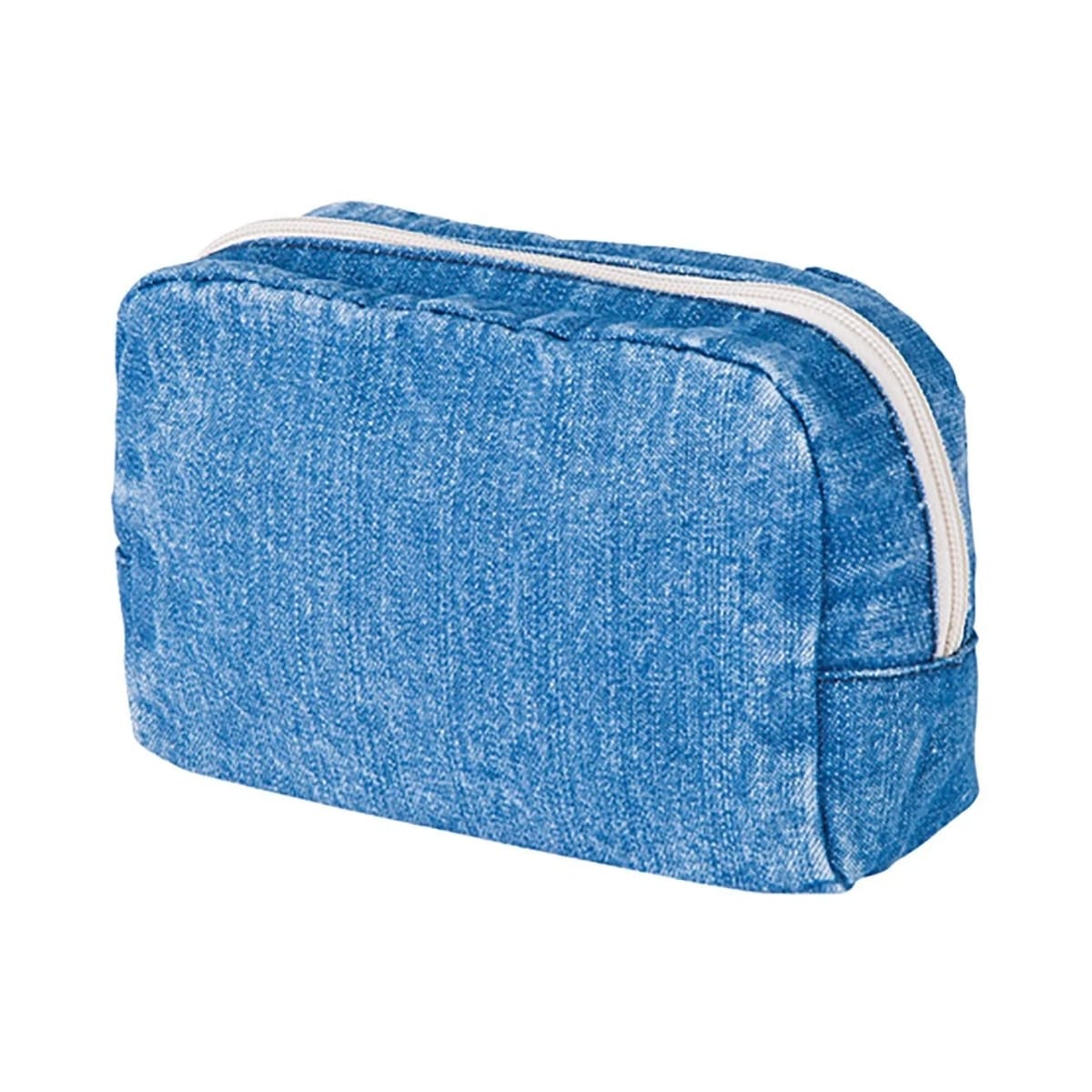 デニムファスナーポーチ（Ｍ） | ノベルティ(小物) | 1枚 | TR-0707 | ヴィンテージブルー