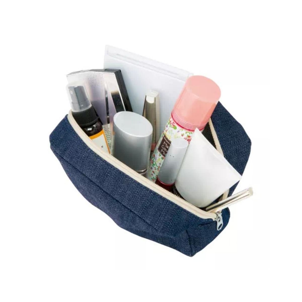 デニムファスナーポーチ（Ｍ） | ノベルティ(小物) | 1枚 | TR-0707 | インディゴ