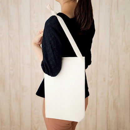 コットンショルダーバッグ | ノベルティ(小物) | 1枚 | TR-0723 | ブラック