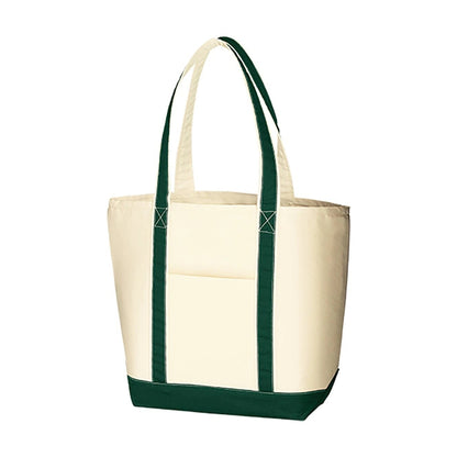 キャンバスバイカラートート（Ｌ） | ノベルティ(小物) | 1枚 | TR-0773 | ミッドナイトブルー