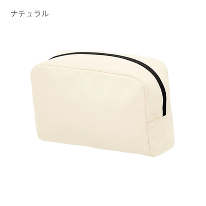 キャンバスファスナーポーチ（Ｍ） | ノベルティ(小物) | 1枚 | TR-0825 | ミッドナイトブルー