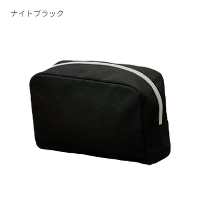 キャンバスファスナーポーチ（Ｍ） | ノベルティ(小物) | 1枚 | TR-0825 | ナイトブラック