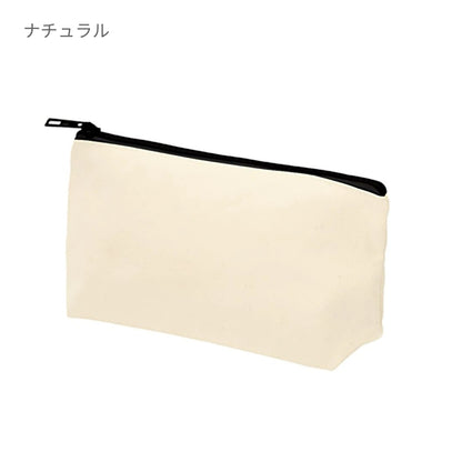 キャンバスベーシックポーチ | ノベルティ(小物) | 1枚 | TR-0826 | ナチュラル