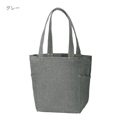 ウォッシュキャンバスマルチスタッズトート（M） | ノベルティ(小物) | 1枚 | TR-0844 | ワインレッド