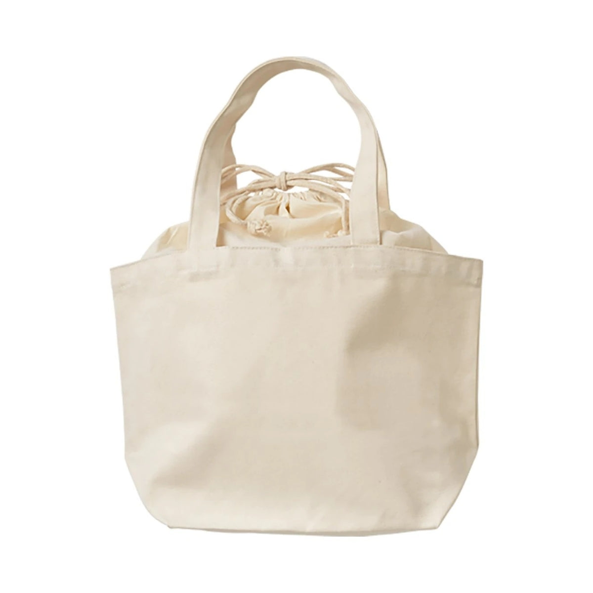 厚手キャンバス巾着付トート（Ｍ） | ノベルティ(小物) | 1枚 | TR-0856 | ナイトブラック