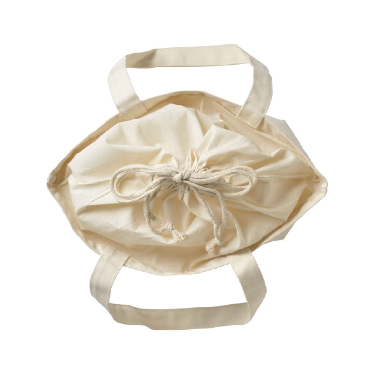 厚手キャンバス巾着付トート（Ｍ） | ノベルティ(小物) | 1枚 | TR-0856 | ナイトブラック